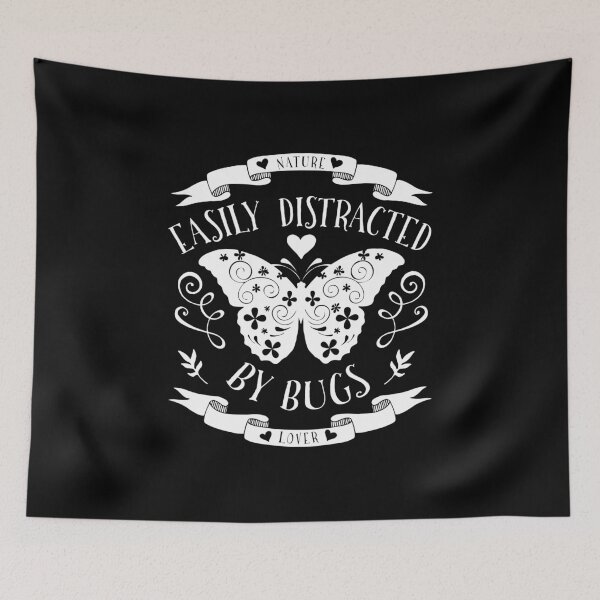 Item preview, Easily Distracted by Bugs Nature Lover designed and sold by AntiqueImages.
