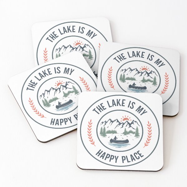 Item preview, Slogan "The Lake is My Happy Place" designed and sold by nesxdan.