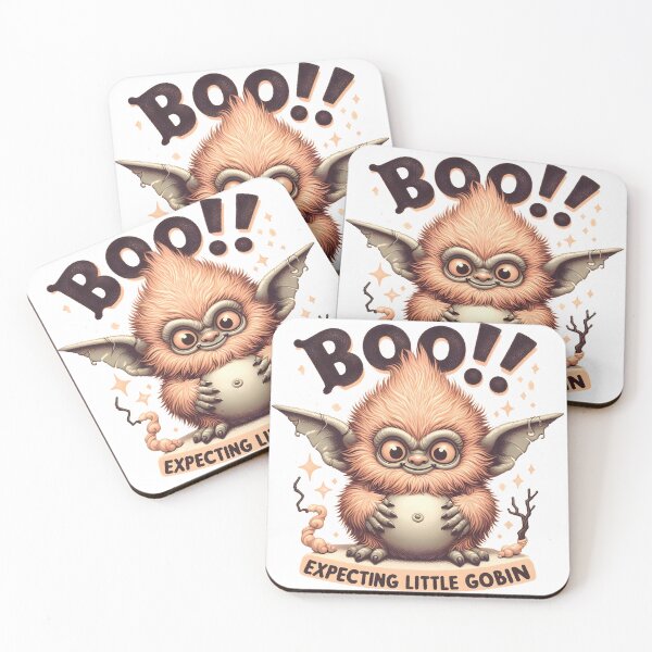 Item preview, Boo! Expecting Little Goblin Baby Announcement - Halloween Themed Birth Announcement for October designed and sold by StyLeHi.