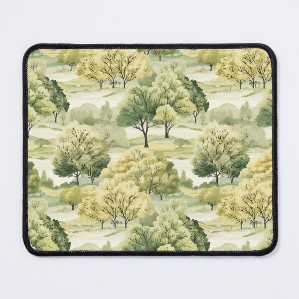 Item preview, Watercolor Forest Tree Nature Landscape Patterns designed and sold by Mandie Kuo.