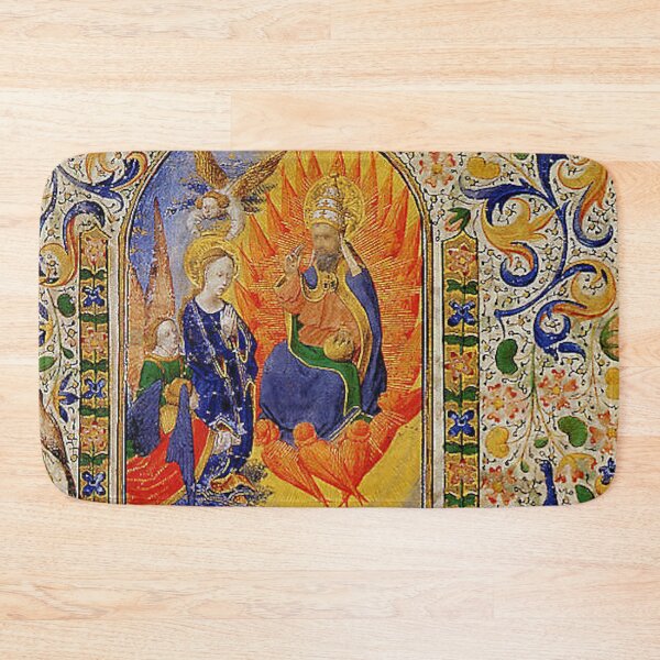 Item preview, Coronation of the Virgin Mary: French Illuminated Manuscript 15th Century designed and sold by AnimaliaStar.