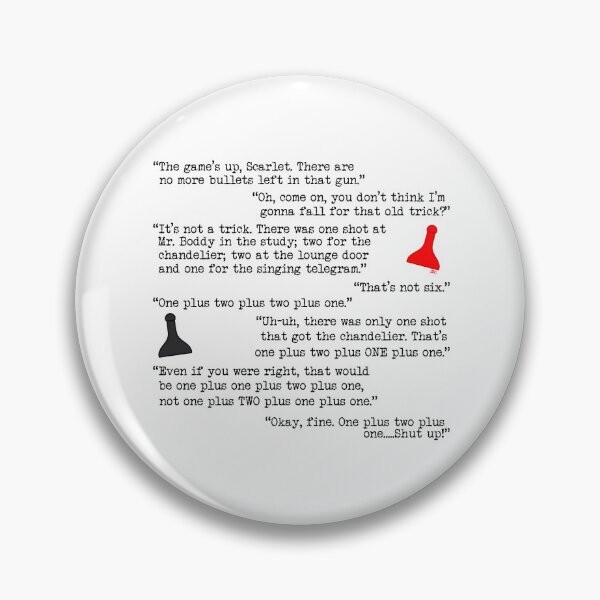 Item preview, Clue One Plus Quote designed and sold by SpectreSparkC.