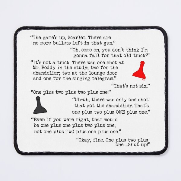 Item preview, Clue One Plus Quote designed and sold by SpectreSparkC.