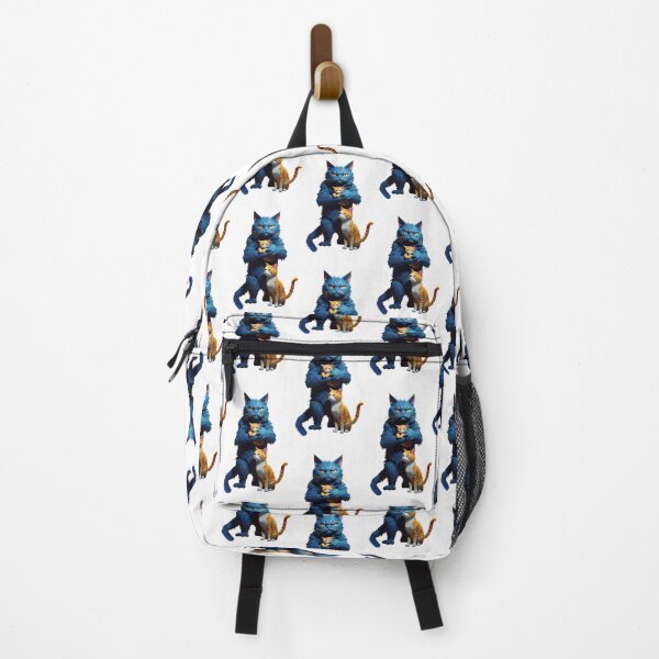 Item preview, Big blue cat protects family designed and sold by MadinaFatt.