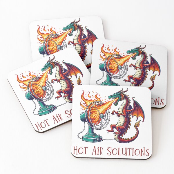Item preview, Hot Air Solutions: Retro Dragon Humor designed and sold by NatureStyle555.