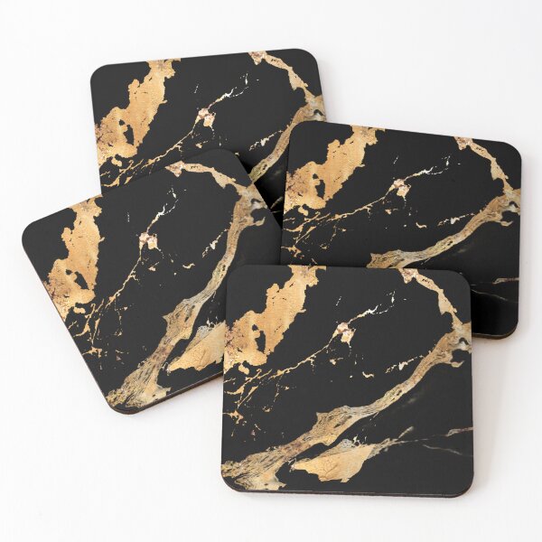 Item preview, Marble Gold Black designed and sold by DecoVibe.