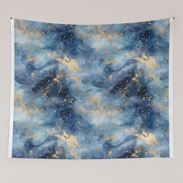 Item preview, Watercolor Golden Splashes Painting Patterns designed and sold by Mandie Kuo.