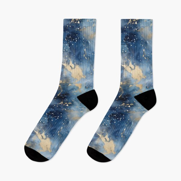 Item preview, Watercolor Golden Splashes Painting Patterns designed and sold by Mandie Kuo.