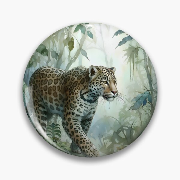 Item preview, Leopard In The Jungle designed and sold by RubisLeaf.