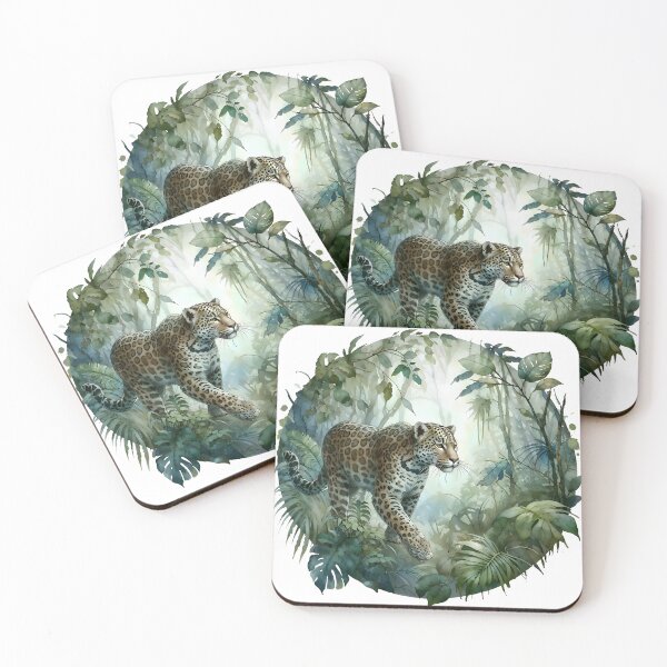Item preview, Leopard In The Jungle designed and sold by RubisLeaf.