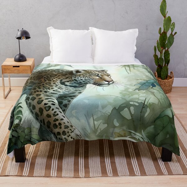 Item preview, Leopard In The Jungle designed and sold by RubisLeaf.