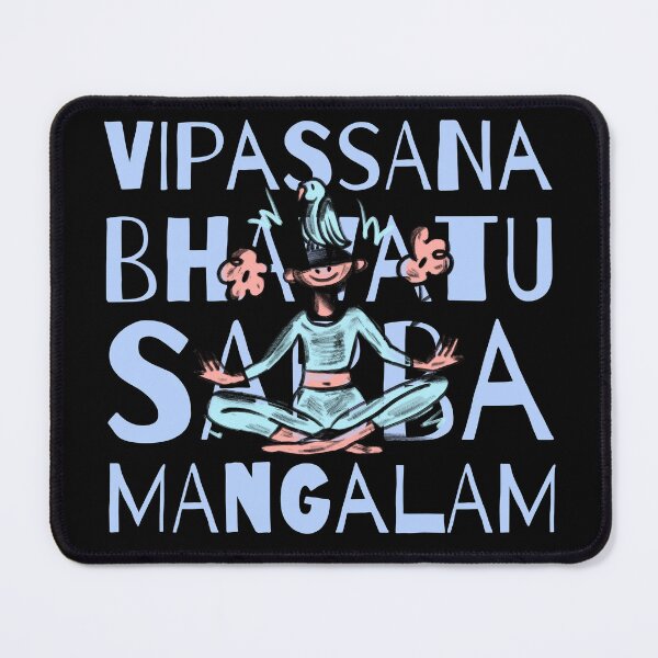 Item preview, Vipassana Meditation Bhavatu Sabba Mangalam designed and sold by GraTEEtude.