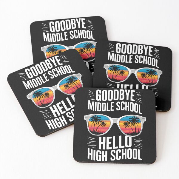 Item preview, Goodbye Middle School Hello High School designed and sold by Quirky Shirts.