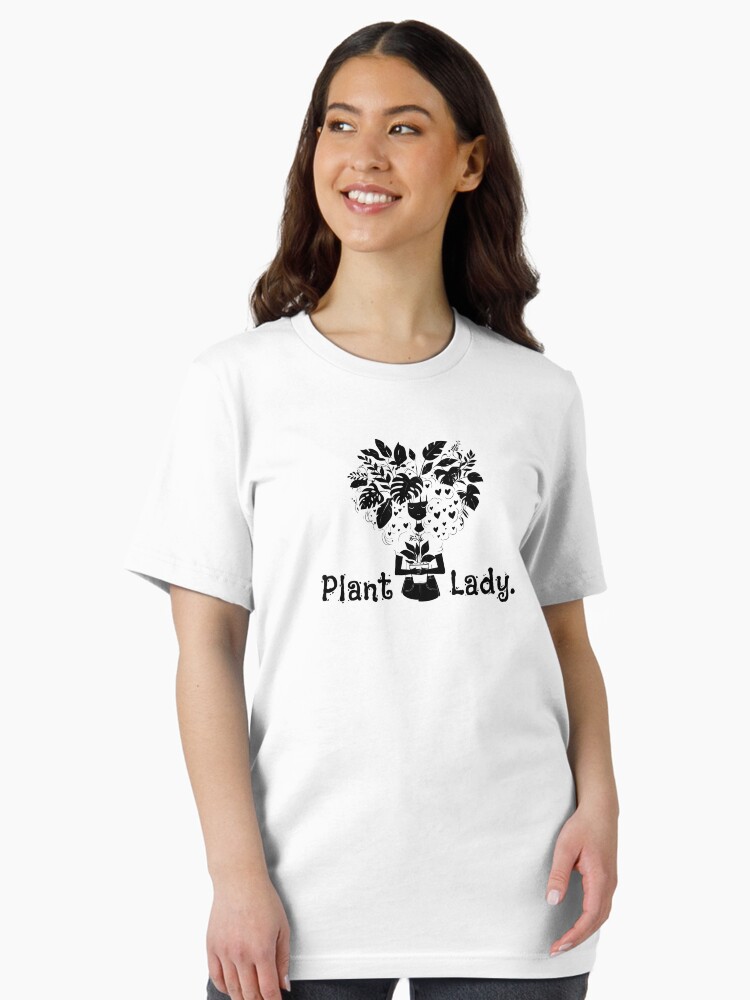 Thumbnail 1 of 7, Essential T-Shirt, Plant Lady (black) designed and sold by MinimalTouch.