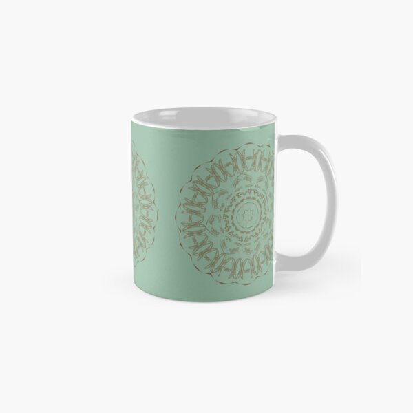 Pictish Symbol Inspired Mandala Classic Mug