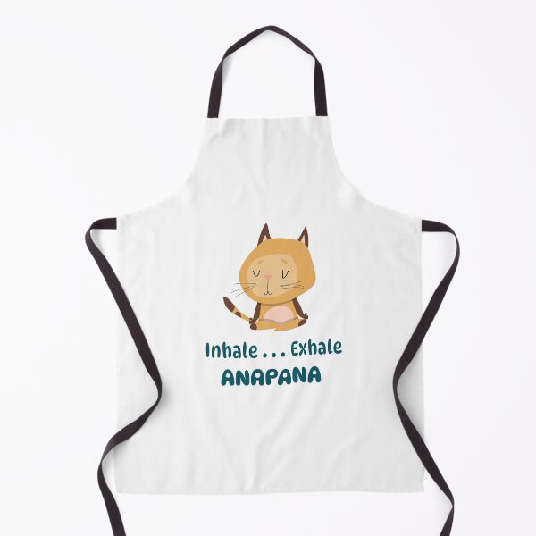 Item preview, Anapana Cat Meditating Inhale Exhale designed and sold by GraTEEtude.