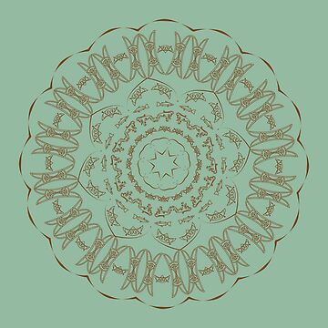 Artwork thumbnail, Pictish Symbol Inspired Mandala by Alternative Perspectives
