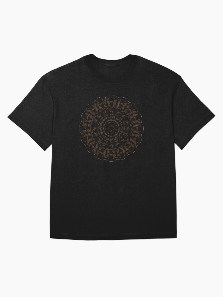 Thumbnail 3 of 7, Oversized T-Shirt, Pictish Symbol Inspired Mandala designed and sold by SiobhanFraser.