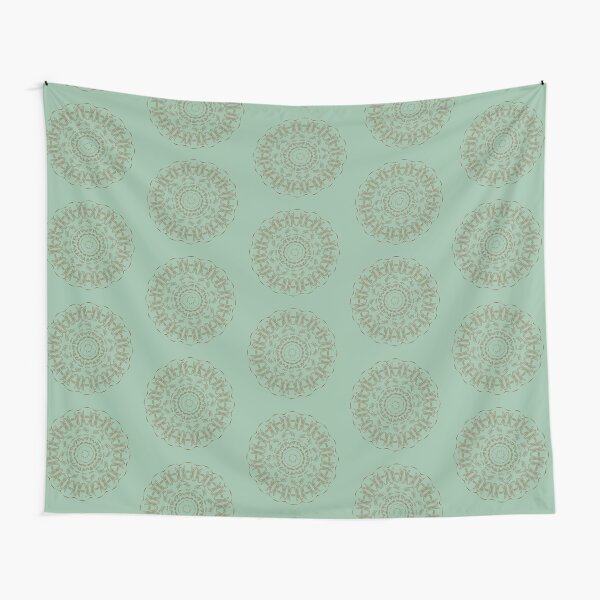 Pictish Symbol Inspired Mandala Tapestry