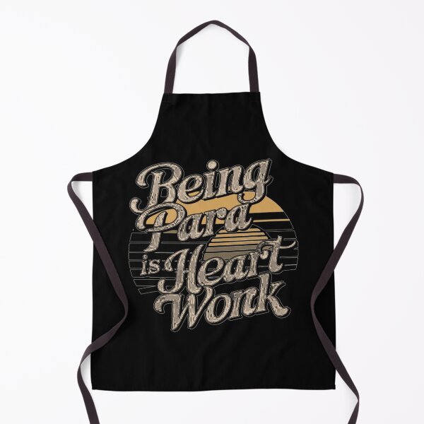 Item preview, being a para is heart work, retro sunset designed and sold by By-LuQuiRRis.