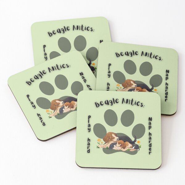 Item preview, Beagle Antics: Play Hard, Nap Harder designed and sold by EJYURIE.