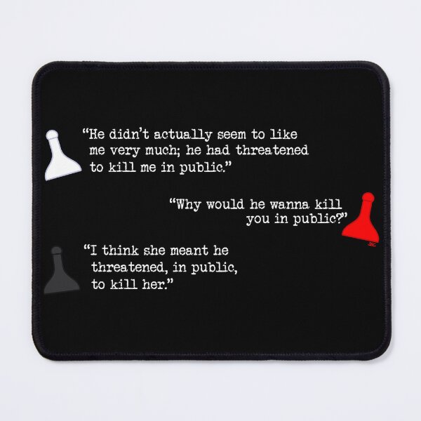 Item preview, Clue In Public Quote designed and sold by SpectreSparkC.