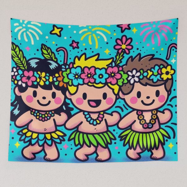 Item preview, Enchanting Hula Kids - 206 designed and sold by sagaofsilence.