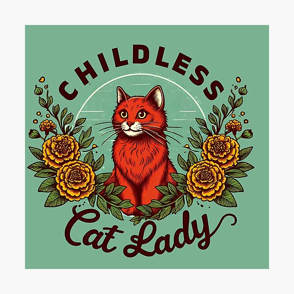 Item preview, Childless Cat Lady designed and sold by svarupa.
