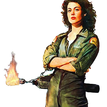 Artwork thumbnail, Ellen Ripley Retro Alien by leafsquare