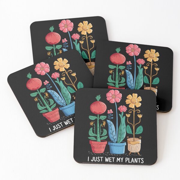 Item preview, I Just Wet My Plants Funny Garden Humor designed and sold by Quirky Shirts.