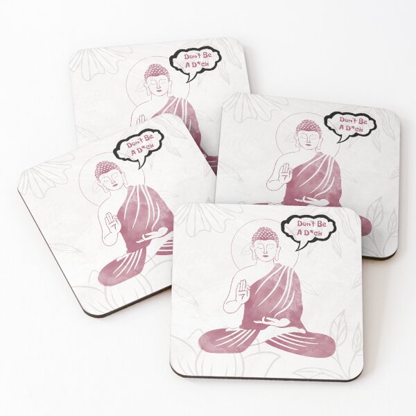 Item preview, Don't Be A D*ck Funny Spiritual Siddhartha Gautama designed and sold by GraTEEtude.