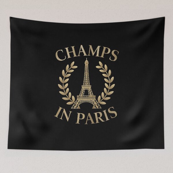 Item preview, "Champs in Paris" Olympic T-Shirt designed and sold by AI-volution.