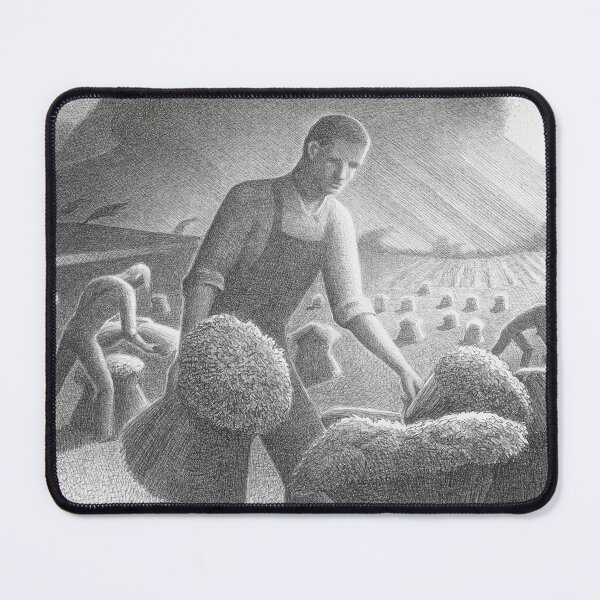 Item preview, artist grant wood, artist grant wood paintings, grant wood art, grant wood paintings, painter grant wood, grant wood artwork designed and sold by rosa-reid.