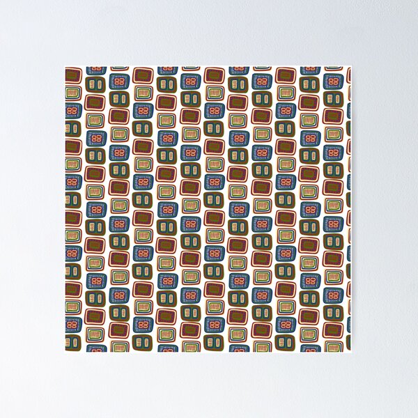 Item preview, Vibrant African Print designed and sold by CatCoconut-Art.