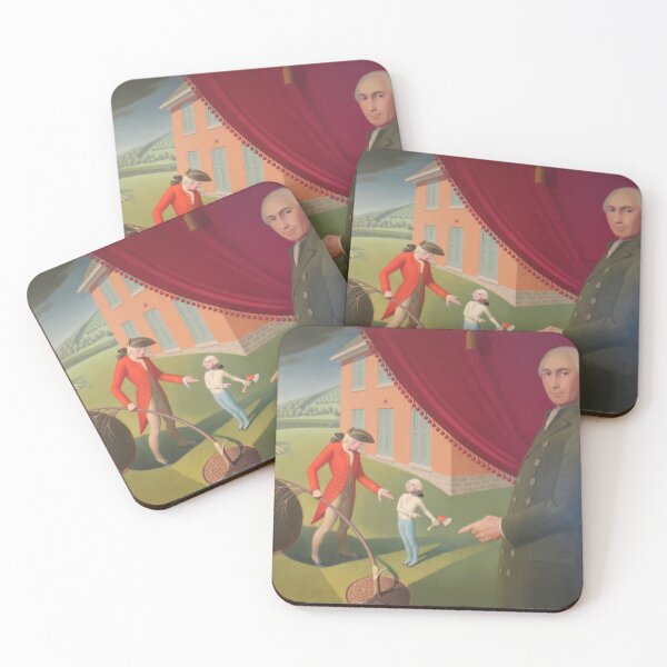 Item preview, artist grant wood, artist grant wood paintings, grant wood art, grant wood paintings, painter grant wood, grant wood artwork designed and sold by rosa-reid.