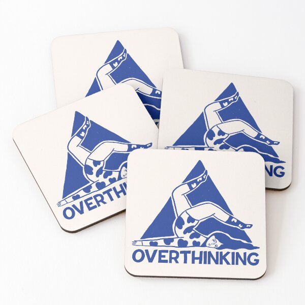 Item preview, Funny girl Overthinking, Fun art designed and sold by KristinityArt.