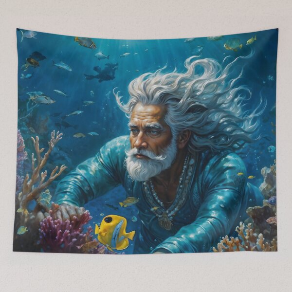 Item preview, Guardian of the Mystical Ocean designed and sold by Sartawsky.