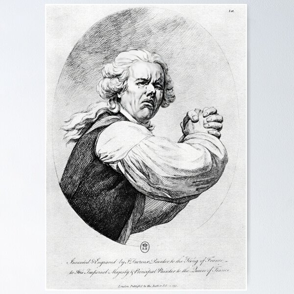 Item preview, joseph ducreux self portrait, joseph ducreux art, joseph ducreux artwork, joseph ducreux portrait, joseph ducreux painting, joseph ducreux prints designed and sold by rosa-reid.