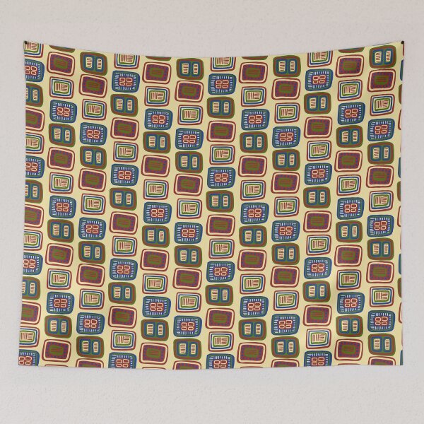 Item preview, Vibrant African Print designed and sold by CatCoconut-Art.
