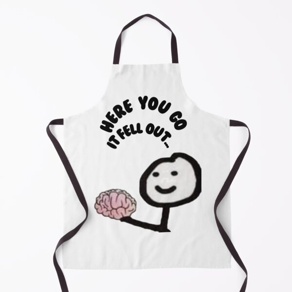 Item preview, "Here You Go, It Fell Out" Brain Graphic T-Shirt designed and sold by MerchMasterPL.