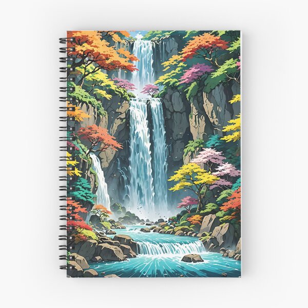 Item preview, Hidden Waterfall in the Japanese Forest Fifth Edition designed and sold by UNKREALPROD.