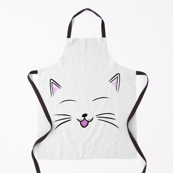 Item preview, Simplistic cat drawing of happy cat face smiling designed and sold by kitty-kingdom.