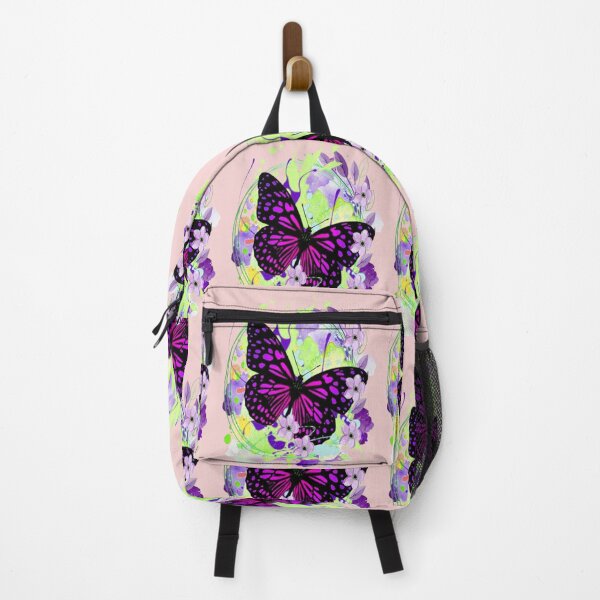 Item preview, Butterfly Floral Happiness 2, trippy graphic psychedelic arte abstracto designed and sold by Adri Barnard.
