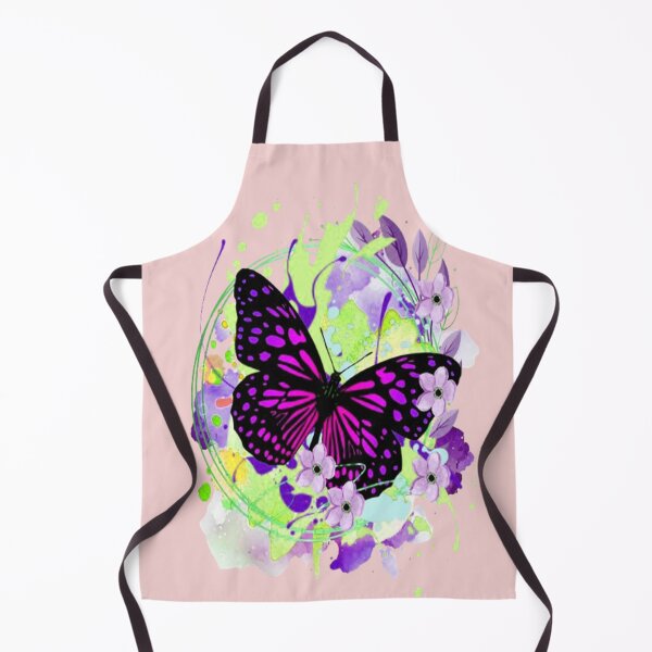 Item preview, Butterfly Floral Happiness 2, trippy graphic psychedelic arte abstracto designed and sold by Adri Barnard.