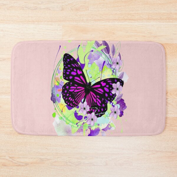 Item preview, Butterfly Floral Happiness 2, trippy graphic psychedelic arte abstracto designed and sold by Adri Barnard.