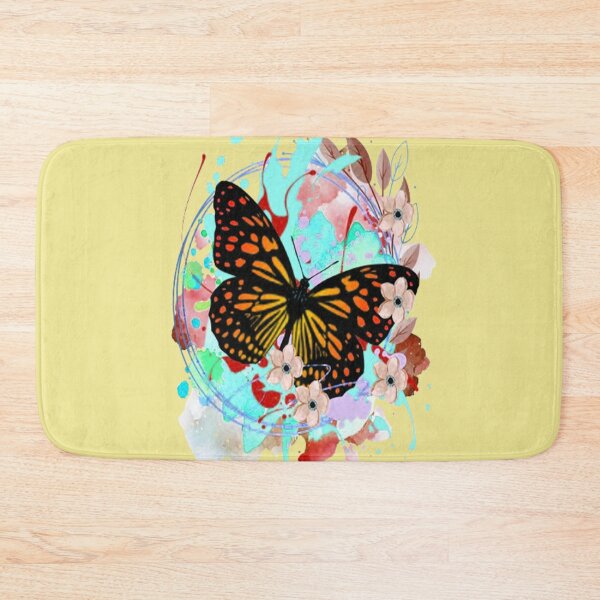 Item preview, Butterfly Floral Happiness 3, trippy graphic psychedelic arte abstracto designed and sold by Adri Barnard.