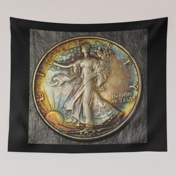 Item preview, 1947 D Walking Liberty Half Dollar  designed and sold by coinsxcrochet.