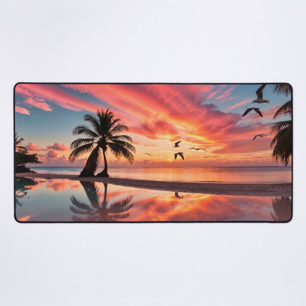 Item preview, Serene Tropical Sunset designed and sold by Sartawsky.