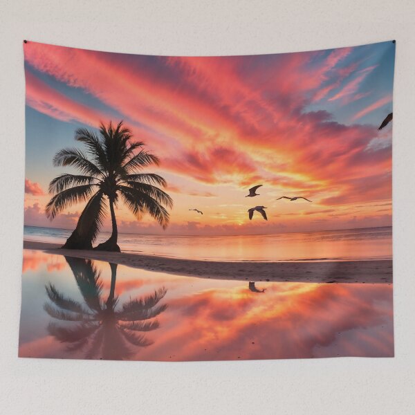 Item preview, Serene Tropical Sunset designed and sold by Sartawsky.