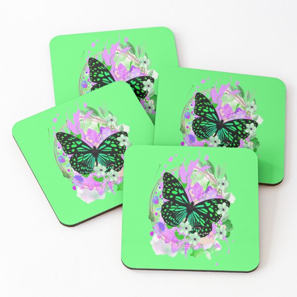 Item preview, Butterfly Floral Happiness 4, trippy graphic psychedelic arte abstracto designed and sold by Adri Barnard.